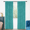 Deconovo - Cortinas Color Verde Azulado Con Bloqueo De Luz P 1
