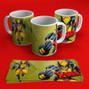 102 Plantillas Sublimación Tazas - Comic Superheroes 6