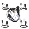 5 Fone Ouvido De Silicone De Walk Talk Baofeng Uv5r Uv6 777s 0