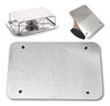 Kit Rechaud Retangular Aço Inox + Placa Difusora Alumínio 2