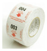 Rolo Senha C/2000 Numerada 000999 P/dispenser Senha Vermelho 0