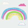 Vinilo Decorativo Pared [7pd1gk39] Arco Iris 2