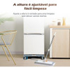 Carrinho Base Suporte Rodinhas Ajustável Maquina Geladeira 4