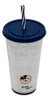 Copo Refrigerante Plástico Com Canudo 700ml Mickey Disney 1