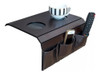 Bandeja Para Sofa Madera Y Cuero Sintético- Negro - 12997 0 Bandeja Para Sofa Madera Y Cuero Sintético- Negro - 12997 0