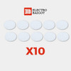 Tapa A Tornillo Pvc Para Caja Octogonal 90mm X10u 1