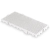 Kit 10 Estrado Pallet Plástico Resistente 25x50 Branco 1