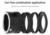 Adaptador De Lente Fotográfica Macro Extension Tube Ring Fit 5