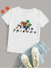 Plantillas Sublimación Poleras Infantiles  Friends 2 Plantillas Sublimación Poleras Infantiles  Friends 2