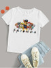 Plantillas Sublimación Poleras Infantiles  Friends 5 Plantillas Sublimación Poleras Infantiles  Friends 5