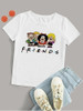 Plantillas Sublimación Poleras Infantiles  Friends 7 Plantillas Sublimación Poleras Infantiles  Friends 7