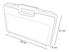 Estuche Porta Armas Corta Probox Shilba 35x21x6  Resistente 2