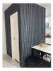 Kit 11 Painel Ripado Cinza 30x30 M - Com Fita Para Instalar 3 Kit 11 Painel Ripado Cinza 30x30 M - Com Fita Para Instalar 3