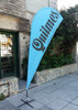 4 Estructuras Fly Banners De 2,50 M + Fly Impreso + Estaca. 5
