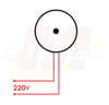 Rectangular 220v Cod 206 Chicharra Asc Electro Medina 1