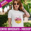 Plantillas Diseños Remeras Mujer P/ Sublimación Mockups M17 0