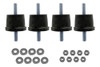 Tacos Antivibratorio Split Kit X4 Con Tuercas Superficies 0