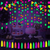 Pack Guirnaldas Decoración Fiesta Neón Brillantes Cotillon 3