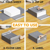 Spaceaid 4 Pack Organizadores De Sábanas Y Almacenamiento, O 2