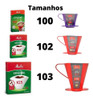 Filtro Papel Melitta 100 6cx E Suporte Melitta Verde Abacate 1