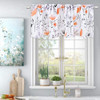 Vertkrea Cortinas De Ventana De Cocina De Flores, Cortinas D 2