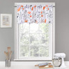 Vertkrea Cortinas De Ventana De Cocina De Flores, Cortinas D 3