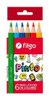 Lapices Filgo Pinto Mini Cortos X 6 Colores Pack 35 Cajas 2