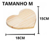 Kit Com 3 Tábua De Coração Tamanho Pmg, Decoração De Mesa 3