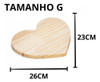Kit Com 3 Tábua De Coração Tamanho Pmg, Decoração De Mesa 4