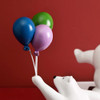Estatuetas De Urso Voador De Resina, Balão, Estátua De Ursos 6