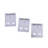 100xsilver Profesional Tipo Plástico Pendiente Postes Holder 4
