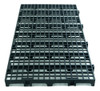 Kit 4 Estrado Piso Pallet Plástico Resistente Preto  25x50 1