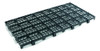 Kit 4 Estrado Piso Pallet Plástico Resistente Preto  25x50 6