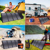 Painel Solar Dobrável Portátil 60w Ideal Camping 7