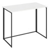 Mesa Dobrável Portátil Web Office Branco Com Preto 90x50x74 0