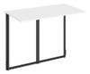 Mesa Dobrável Portátil Web Office Branco Com Preto 90x50x74 5