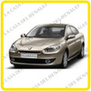 Moldura Faro Auxiliar Renault Fluence Con Aplique Cromado 1