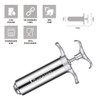 Inyector De Carne Grande De 60ml Con Agujas Inoxidables 7