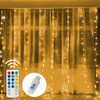 Cadena De Luces Para Ventana, 300led Y 8modos De Iluminación 1