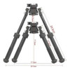 BiPod Retrátil Com Giro De 360° Para Trilho 20mm 3