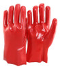 Guantes De Pvc De 35cm Rojo 1