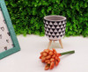 Planta Suculenta Cor Laranja Artificial Decoração Casa 12 Cm 4