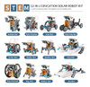 Temi Stem - Kit De Robot Solar Para Niños, 12 En 1