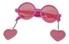 Combo Anteojos Strass Colgante Corazon X3 Fiestas Cotillon 3