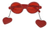 Combo Anteojos Strass Colgante Corazon X3 Fiestas Cotillon 4