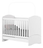 Berço Mini Cama Bala De Menta Branco - Henn 0