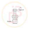 Tirador Pull Stud Cono Bt 40 A 45 Grados Porta Pinzas 1