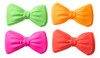 Moño Plastico X12 Neon Fluo Cotillon Carnaval 0