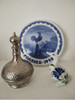 Antiguo Perfumero De Metal Martillado 1