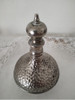 Antiguo Perfumero De Metal Martillado 5